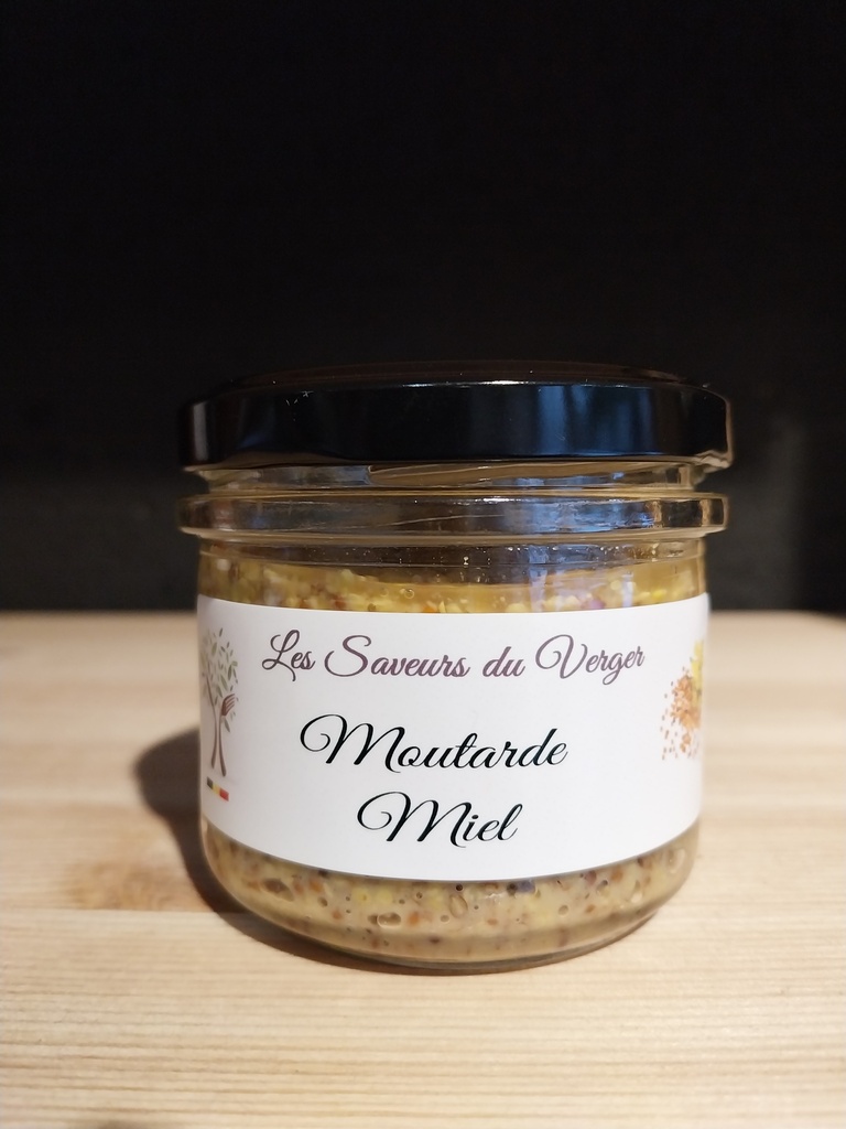 Moutardes Les Saveurs du verger 125 ml (Miel)