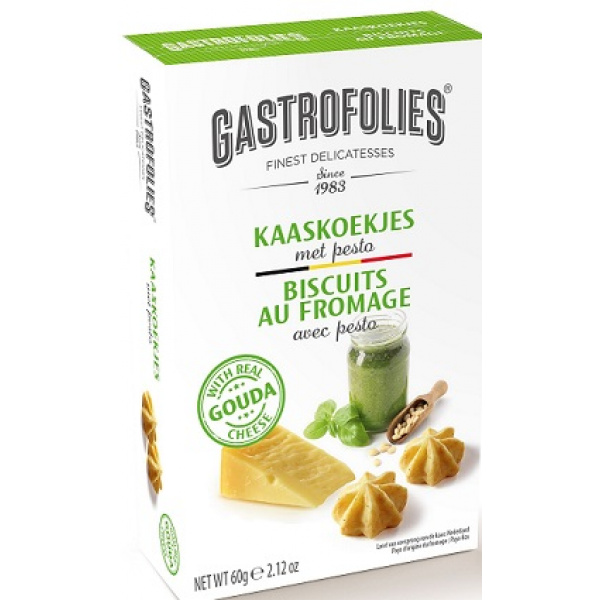 Biscuits au fromage avec Pesto 60 gr 