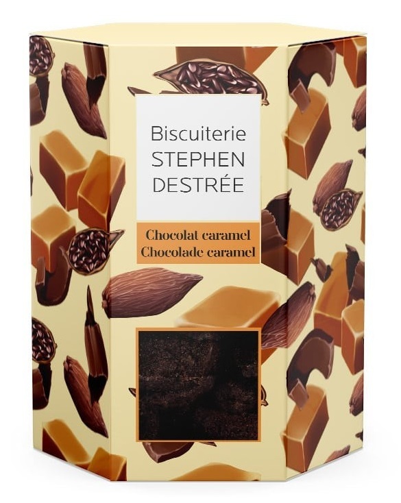 DESTREE Biscuit chocolat caramel 100g 