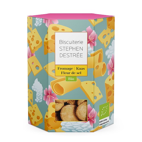 DESTREE Biscuit Fromage - Fleur de sel BIO 100g   