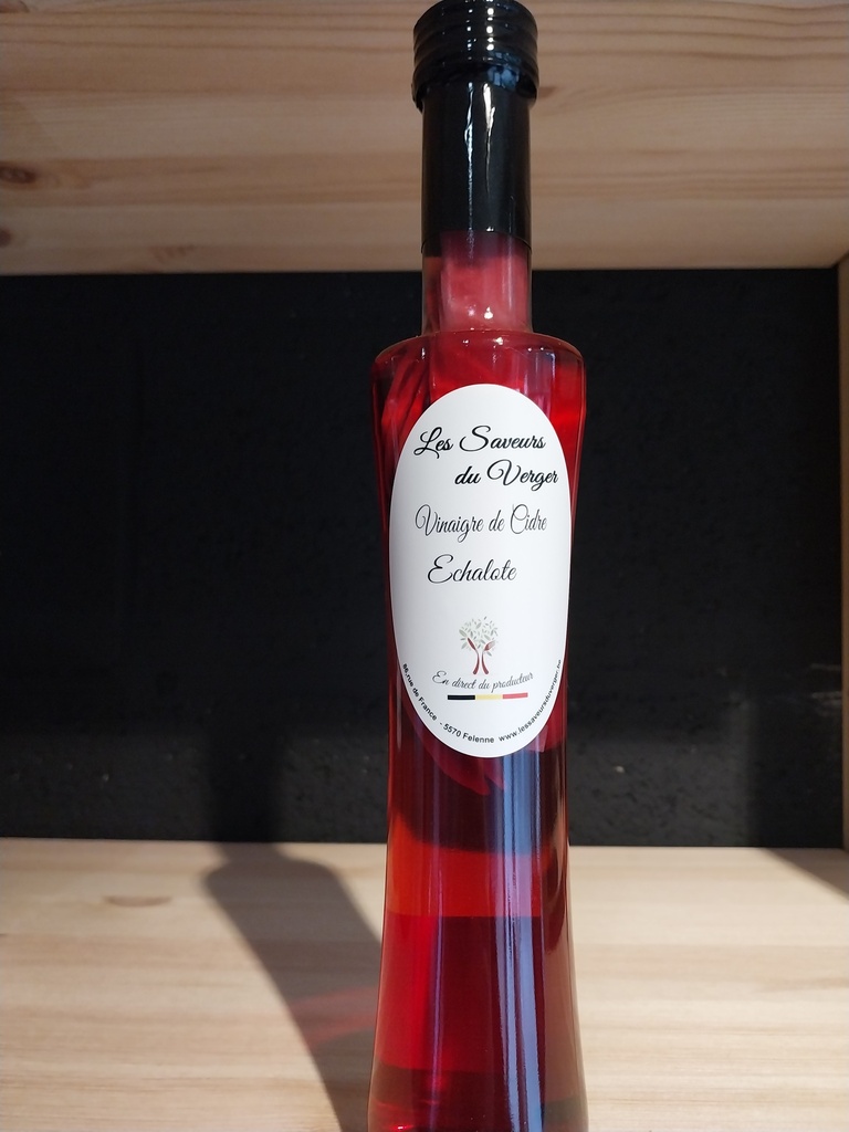 Vinaigre de Cidre Aromatisé - 200 ml (format cadeau) Les Saveurs du Verger (Noix)