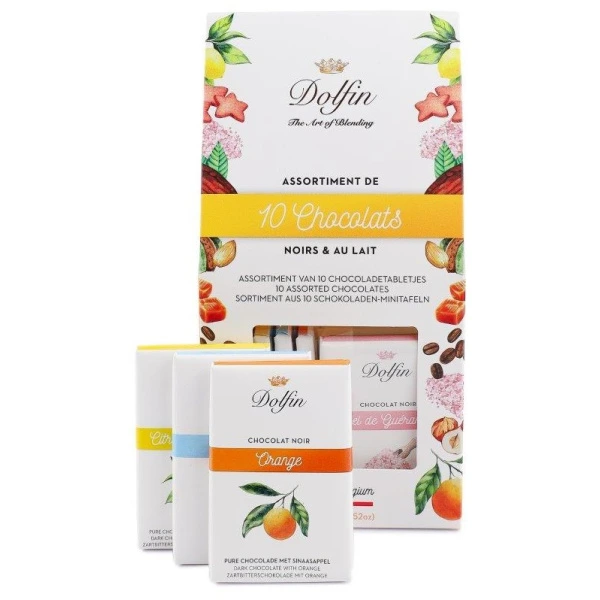 [200429] Chocolats mix 10 saveurs (10*10 gr) Dolfin