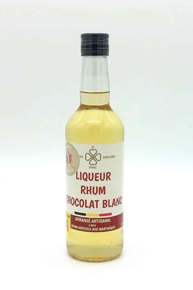 Liqueur Rhum chocolat blanc 50cl - St Graal