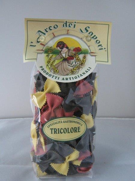 Farfalle de Belgique tricolore 250g