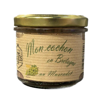 Mon cochon en Bretagne - au Muscadet 90g - De Vos
