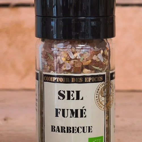 Moulin Sel fumé Barbecue BIO 90gr - CDE