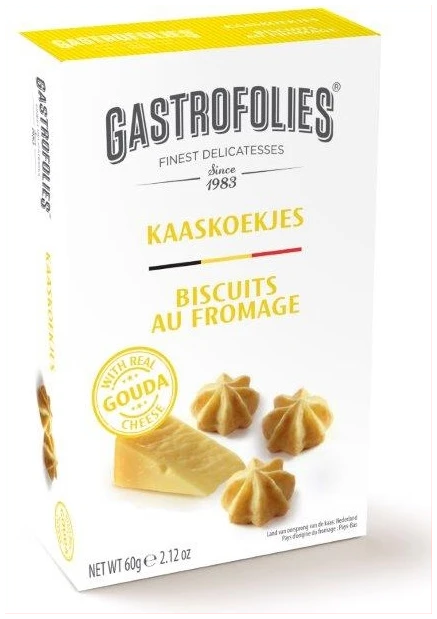 Biscuits au fromage 60 gr 