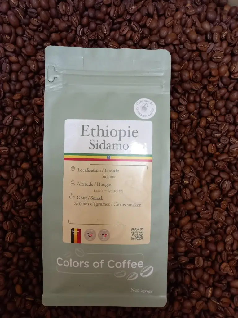 Café Grain Ethiopie 250 gr - Colors of Coffee