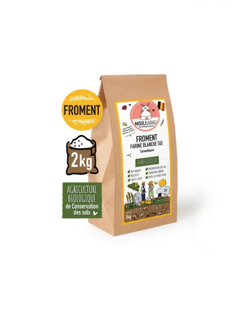  Farine de froment blanche T65 - 2 kg