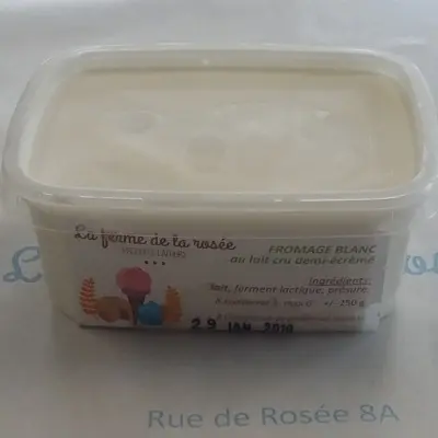 Fromage Blanc Ciboulette 250gr - La ferme de la Rosée 