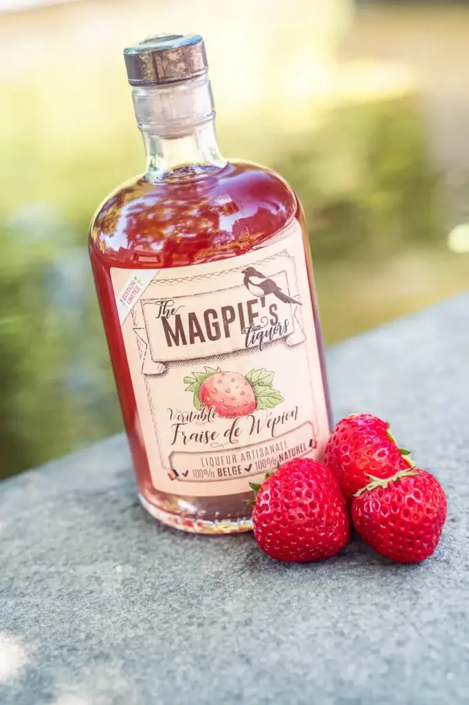 Coffret Liqueur Fraise de Wépion - 50cl - Distillerie de Namur 