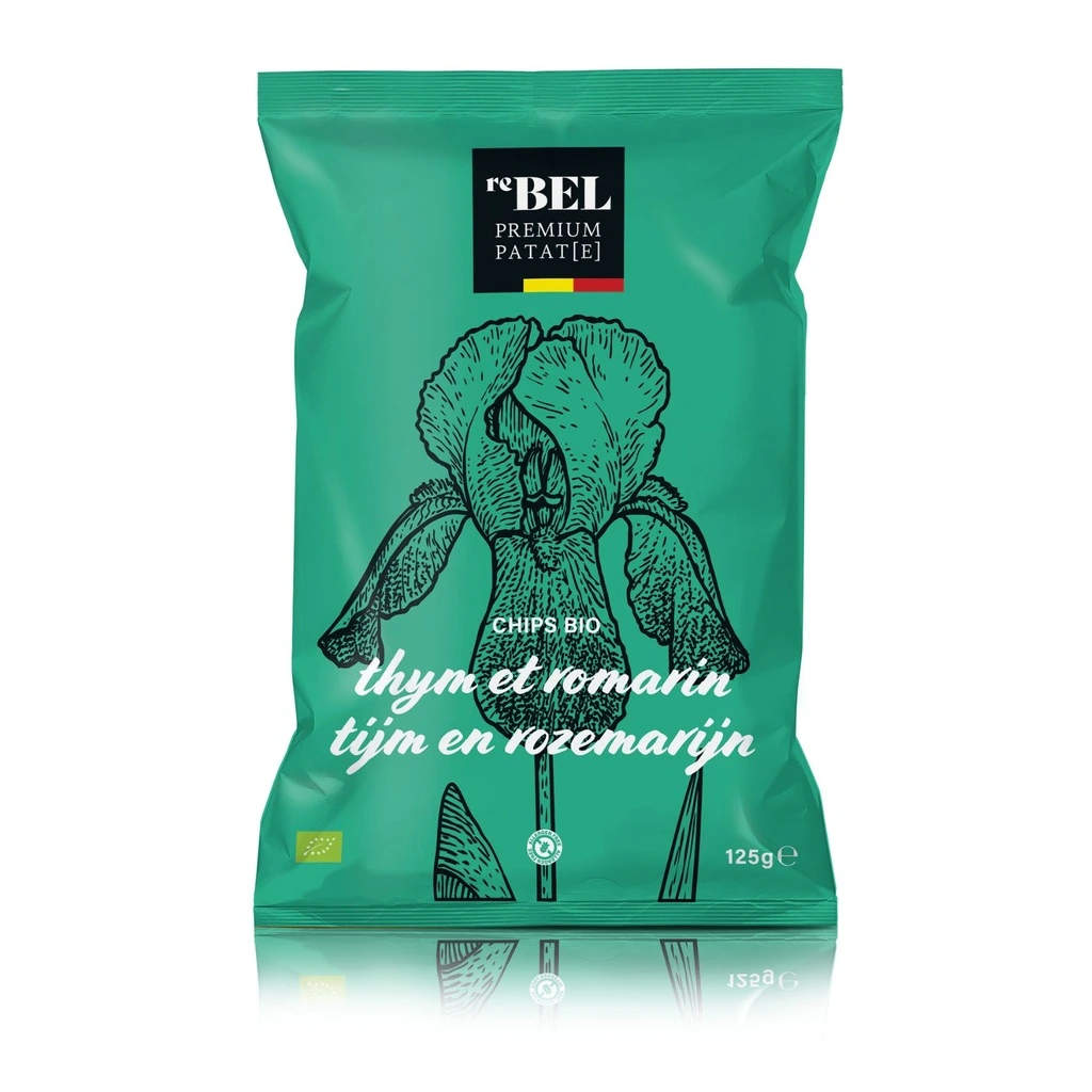ReBEL chips premium & Bio - thym/romarin 125g