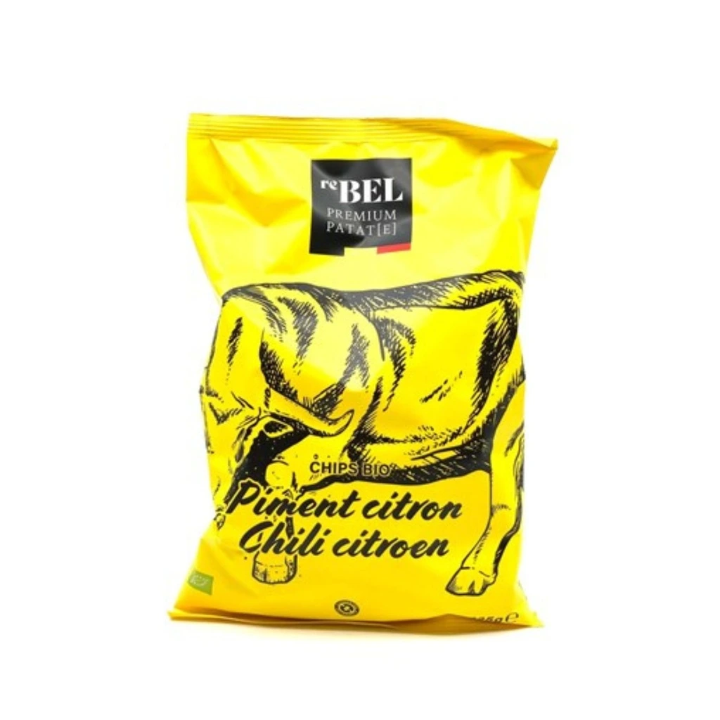 [REB08] ReBEL chips premium & Bio - Piment/citron 125g