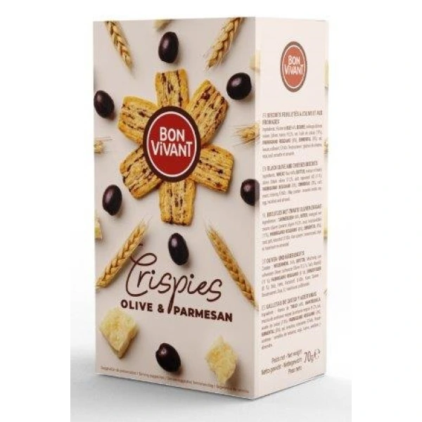 [520713] Carrés olives noires et parmesan 70gr