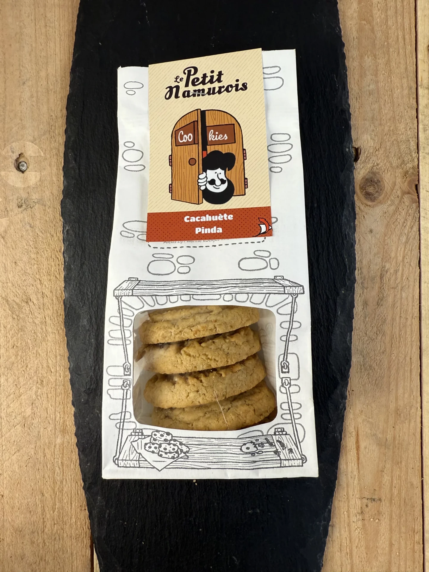 Cookies cacahuètes 125gr - Le Petit Namurois