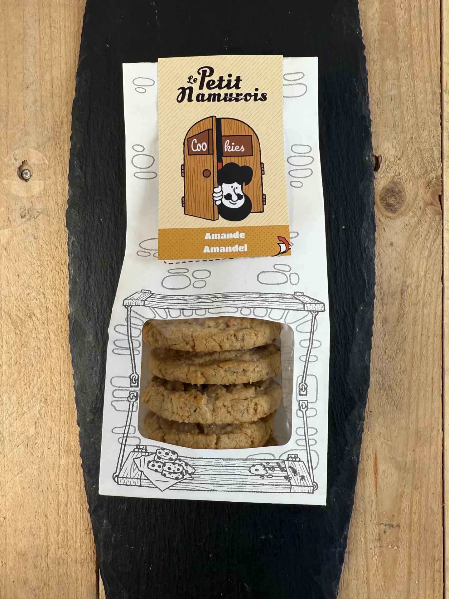 Cookies amande 125gr - Le Petit Namurois