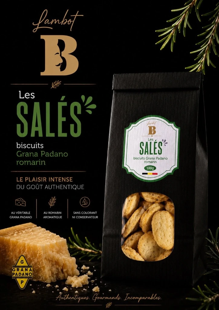 Biscuit salé Grana Padano - 100gr