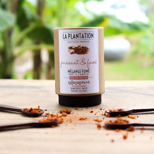 Mélange Fumé (fleur de sel, piment doux fumé) - 50gr tube