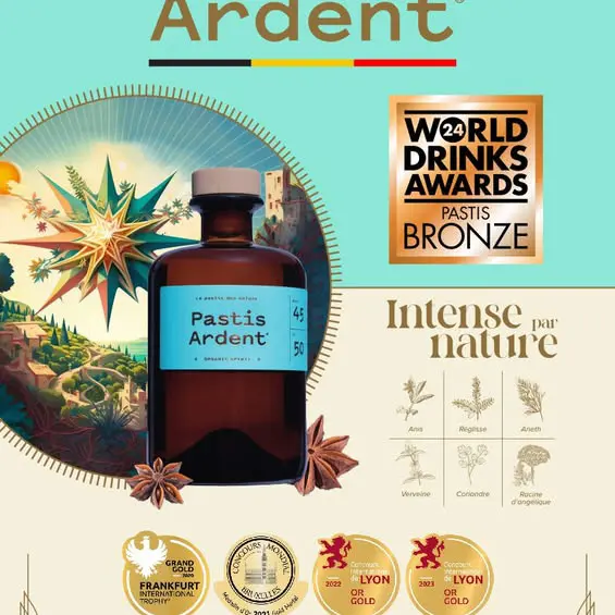 Pastis Ardent BIO - Noblesse 50cl