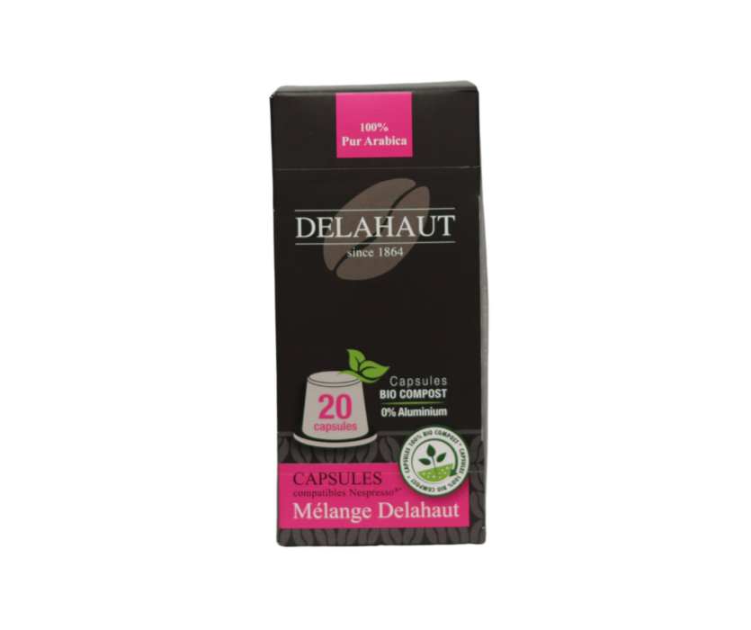 Mélange Delahaut Caps Nespresso 20 pièces