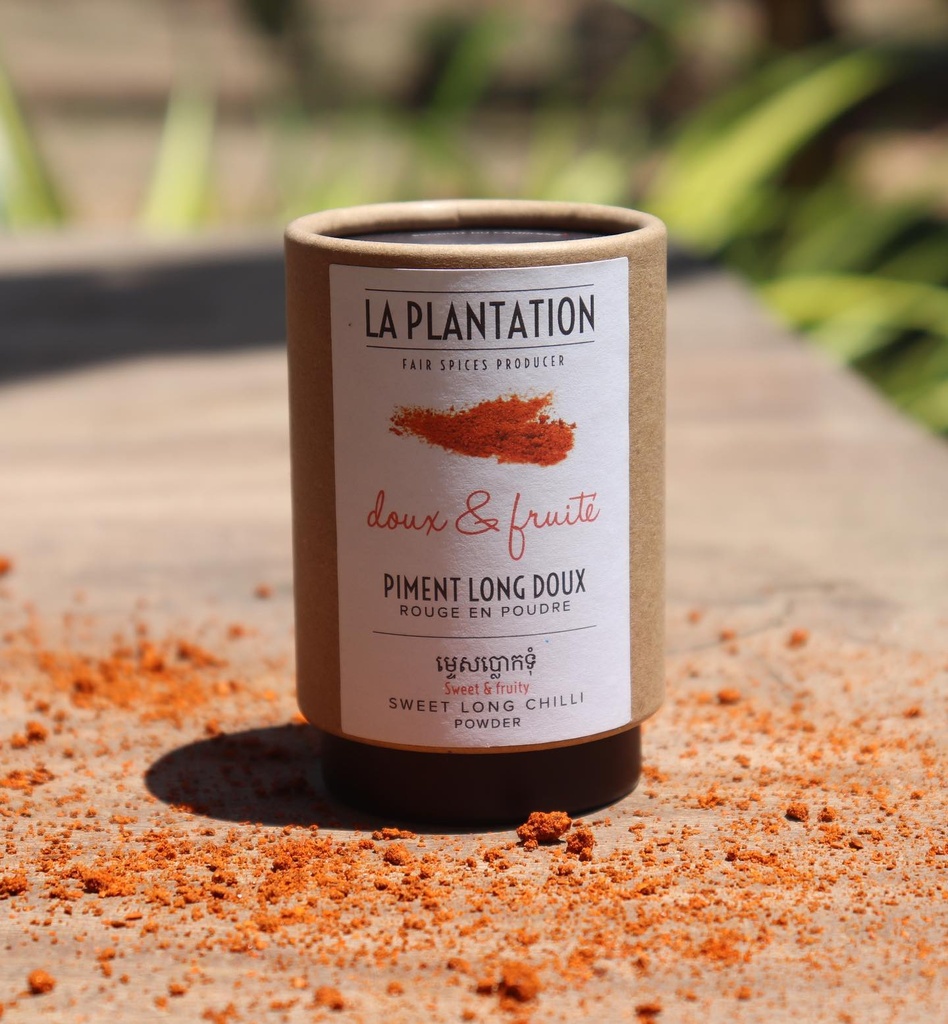 Piment long doux rouge poudre (Paprika) 50gr