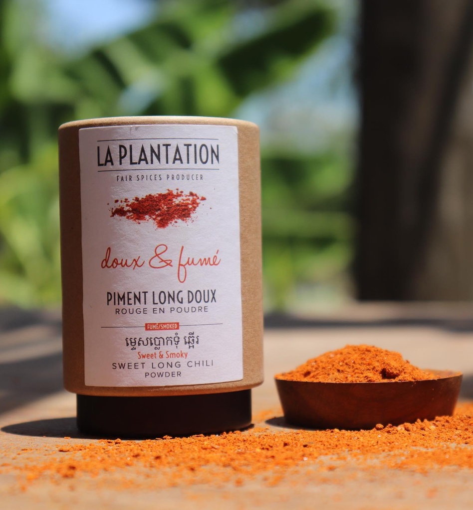 Piment long doux fumé en poudre 50gr
