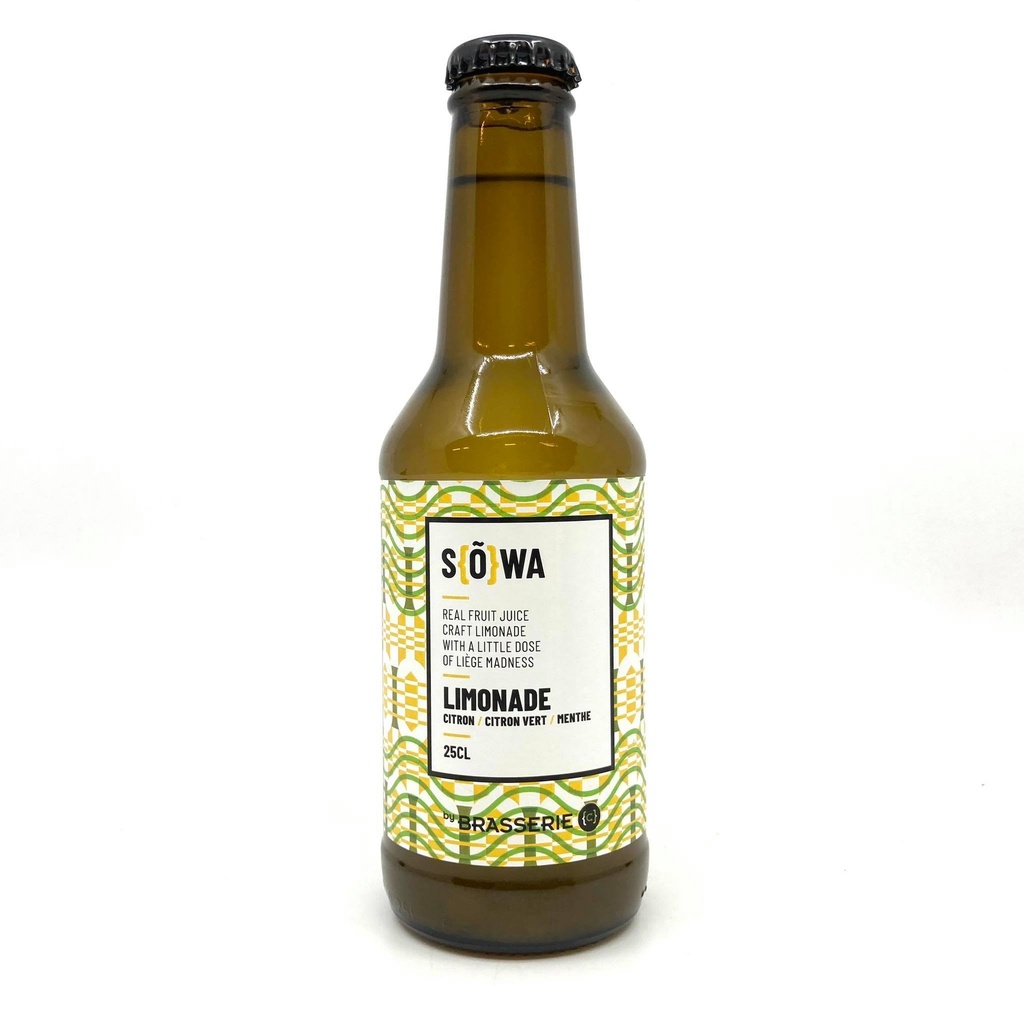 S{O}WA Limonade Citron-Citron vert-Menthe 25cl