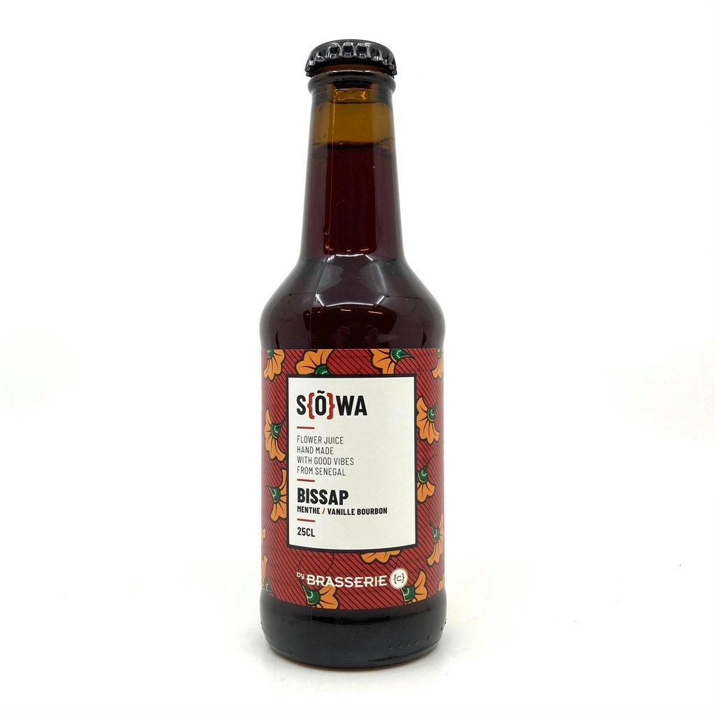 S{O}WA Bissap Hibiscus-Menthe-Vanille Bourbon - 25cl