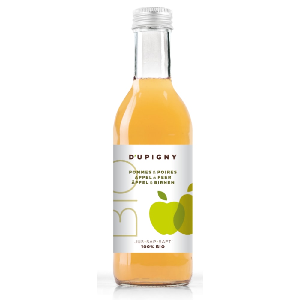 Jus de pomme-poire bio d'UPIGNY 250ml