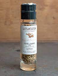 Poivre de Kampot Blanc 55gr Moulin - La Plantation