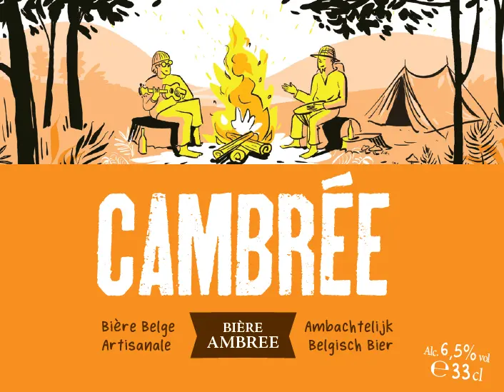 [106191] La cambrée bio Ambrée 6,5% - 33 cl