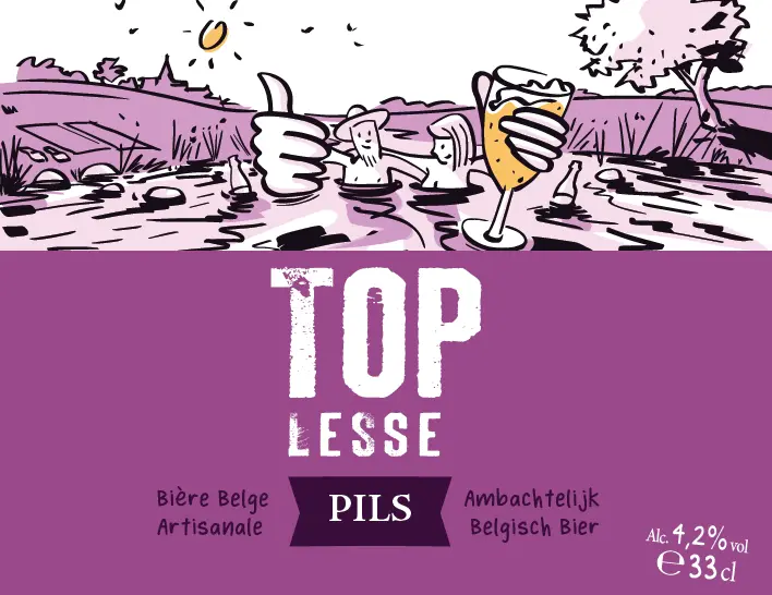 [155835] La top Lesse bio Pils 4,2% - 33cl