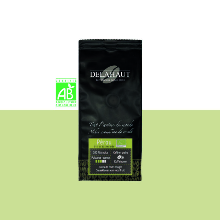 Delahaut Pérou moulu Bio&Fairtrade - 250gr