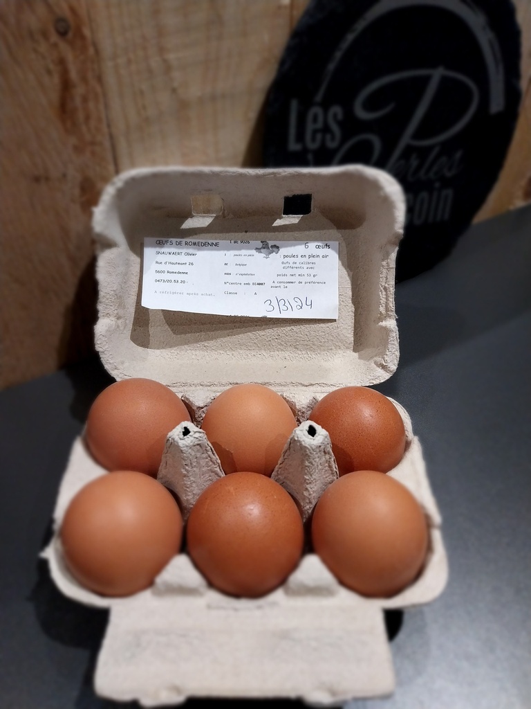 6 Oeufs - La ferme d'Amélie 