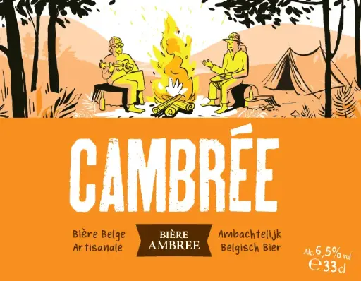 [106191] La cambrée bio Ambrée 6,5% - 33 cl