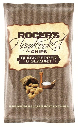 Chips black pepper et seasalt 150gr - Roger's