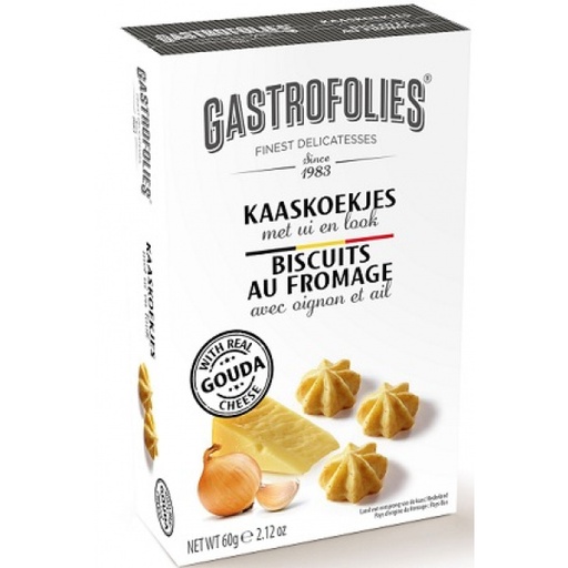 [521006] Biscuits au fromage oignon et ail 60 gr 
